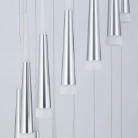 Каскадная люстра Citilux Вегас LED Алюминий CL227140