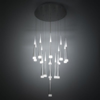 Каскадная люстра Citilux Вегас LED Алюминий CL227160