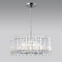 Подвесная хрустальная люстра Citilux Ингвар Хром CL334181