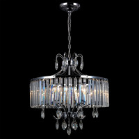 Подвесная хрустальная люстра Citilux Инга Хром CL335181