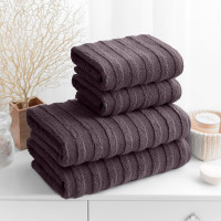 Махровое полотенце Verossa 50/90 Palermo Лилово-коричневое, 460 г/м2 740255