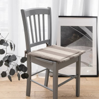 Подушка для стула Волшебная Ночь 40/40 Зебра-экрю рогожка 764725