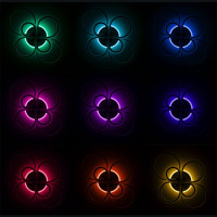 Люстра с пультом Citilux Сента RGB Белая CL237B160E