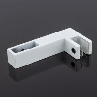 Держатель стекла SERVICE PLUS г-образный, сквозной, 30x10, белый матовый, sus304 S02-502WM/sus304