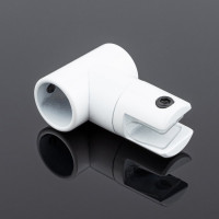 Соединитель трубы SERVICE PLUS ф19, 180, белый матовый, sus304 D02-512WM/sus304