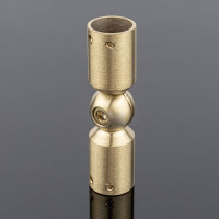 Соединитель трубы SERVICE PLUS ф19, 90-180, брашированное золото, sus304 S02-511BGM/sus304