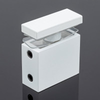 Соединитель труба-стекло SERVICE PLUS 30x10, белый матовый, sus304 S02-505WM/sus304