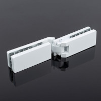Петля стекло-стекло SERVICE PLUS 135, белый матовый, sus304 P03-104WM/sus304