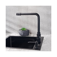 Смеситель для кухни с переключением фильтра для питьевой воды РМС SUS125BL-017F-015