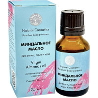 Миндальное косметическое масло Бацькина баня омолаживающее, увлажняющее, уходовая косметика, 25 мл, для лица, волос, кутикулы, ногтей, губ 16111-ВИ