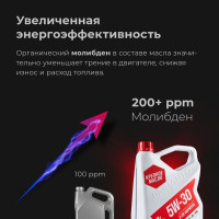 Синтетическое моторное масло ВМПАВТО 5w-30 api sn/cf a3/b4, 200 л бочка 9213