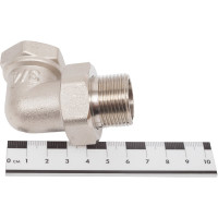 Сгон (американка) DOUBLE-LIN латунный никелированный угловой н/в 3/4" LL6049 (3/4")