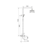 Душевая система Rose R1336F