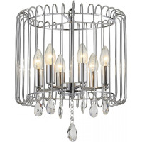 Подвесная люстра Citilux Джина Хром CL462161