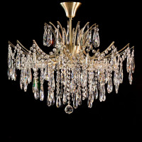 Хрустальная люстра Citilux Селена Бронза CL302183