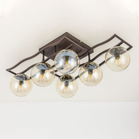 Потолочная люстра Citilux Бриз венге CL106265