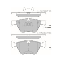 Колодки тормозные дисковые AV068 (противоскрипная пластина в комплекте) Avantech 1740182