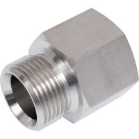 Переходной ниппель TITAN LOCK нержав. (AISI304), 1", НР BSP/ВР NPT, TL1RMBS-FNP-S