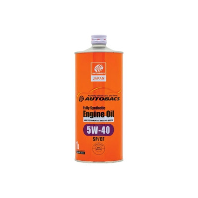 Моторное масло AUTOBACS 5w-40 engine oil api sp/cf synthetic, 1л A00032241