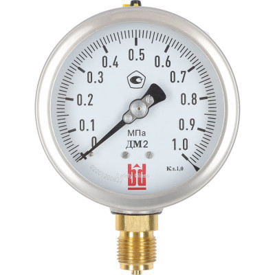 BD Манометр ДМ 2 100 Р (0-1) МПа, кл.1,0, М20x1,5 1152100007