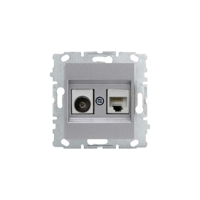 Розетка для сетевого кабеля Vesta Electric Silver FRZ00010134SRM