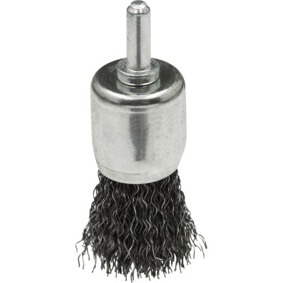 Щетка Мастер 182 концевая, гофрированная (19 мм, хв-к 6 мм, 50 шт) для дрелей Профоснастка 20205001