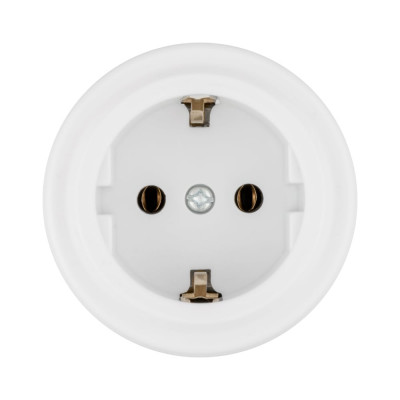 Розетка TDM ELECTRIC 2П+З 16А 250В белая «Виви» SQ1820-1012