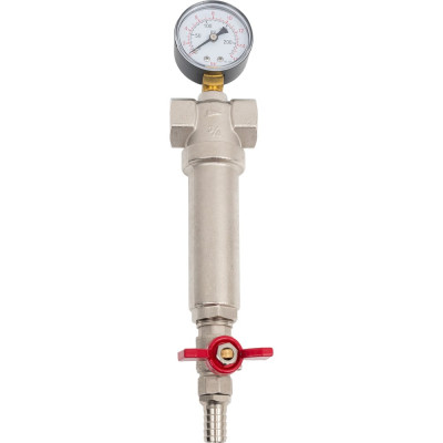 Механический самопромывной фильтр с манометром KROMWELL 3/4 EU.ST6026045 34_k