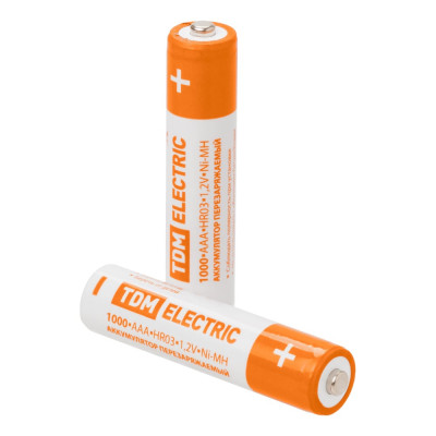 Аккумулятор TDM ELECTRIC AAA-1000 mAh Ni-MH BP-2 SQ1702-0075