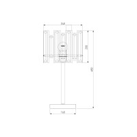 Настольный светильник Bogate's 01147/1 хром a062864