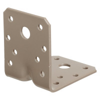 Перфорированный уголок ALBERTS DURAVIS усиленный, бежевый, 70x70x55 мм 300548