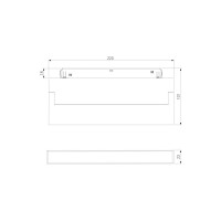 Трековый светильник Elektrostandard Slim magnetic 12w 4200k kos (черный) a063559