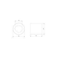 Потолочный светодиодный светильник Elektrostandard 10w 4200k чёрный a062935
