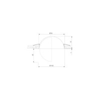 Встраиваемый светодиодный светильник Elektrostandard 6w 4200k белый/чёрный a062942