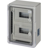 Бокс TDM ELECTRIC ЩРН-П-16 модулей, прозрачная крышка, ABS, IP65, от -45 до +75 С, навесной, (250x350x150) SQ0933-0215