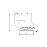 Трековый светильник SWG 10 Вт, Черный, 3000К, SY-601253F-10-BL-WW