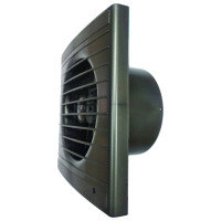 Осевой вентилятор ВИЕНТО, вытяжной с таймером, 100СТ STILL (130 м3), gray metal ВИЕНТО 100СТ STILL gray