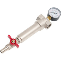 Механический самопромывной фильтр с манометром KROMWELL 3/4 EU.ST6026045 34_k