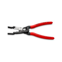 Инструмент для зачистки гармонизированных европейских кабелей KNIPEX из закаленной стали, фосфатированный, обливные ручки KN-1371200ME