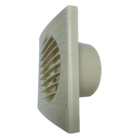 Осевой вентилятор ВИЕНТО вытяжной с таймером, В100СТ STILL (130 м3), ВОЛНА ВИЕНТО В100СТ STILL ivory-B