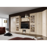 Тумба под ТВ Мебельград Элана гостиная, дуб сонома 9877_2