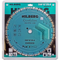 Диск алмазный отрезной Hilberg 350x25.4x12 Revolution HMR808
