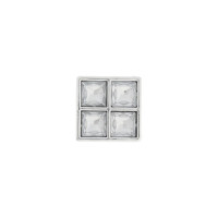 Ручка-кнопка CAPPIO 27x27 мм цвет хром 7599968