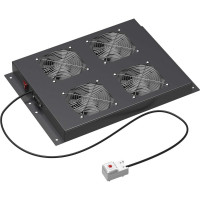 Потолочный модульDKC  4 вентилятора с термостатом для крыши напольных 19" it-корпусов дкс серии cqe шириной 600мм, ral9005 R5VSIT6004FTB