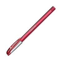 Шариковая одноразовая ручка Unimax Trio DC tinted красная, 0.5 мм 722467