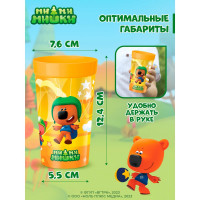 Детский стакан Пластишка с декором ми-ми-мишки, 380 мл, оранжевый 431328108