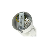 Накладной поворотный светильник truEnergy gu10 60x60xh130 ip20 белый/металл 21346