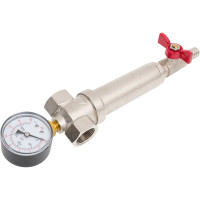 Механический самопромывной фильтр с манометром KROMWELL 3/4 EU.ST6026045 34_k