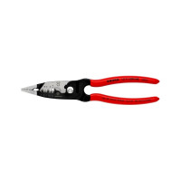 Инструмент для зачистки гармонизированных европейских кабелей KNIPEX из закаленной стали, фосфатированный, обливные ручки KN-1371200ME