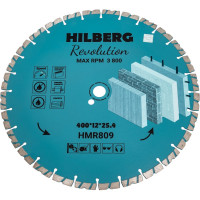 Диск алмазный отрезной Hilberg 400x25.4x12 Revolution HMR809